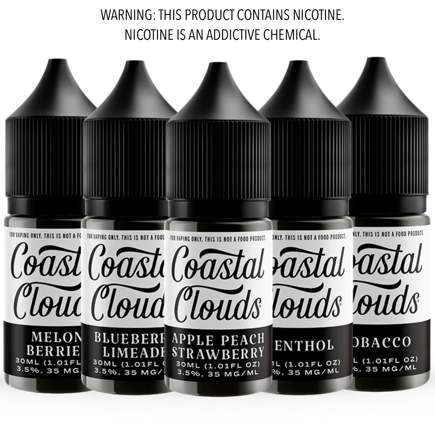 Coastal Clouds Salt Nicotine Liquids 30ml