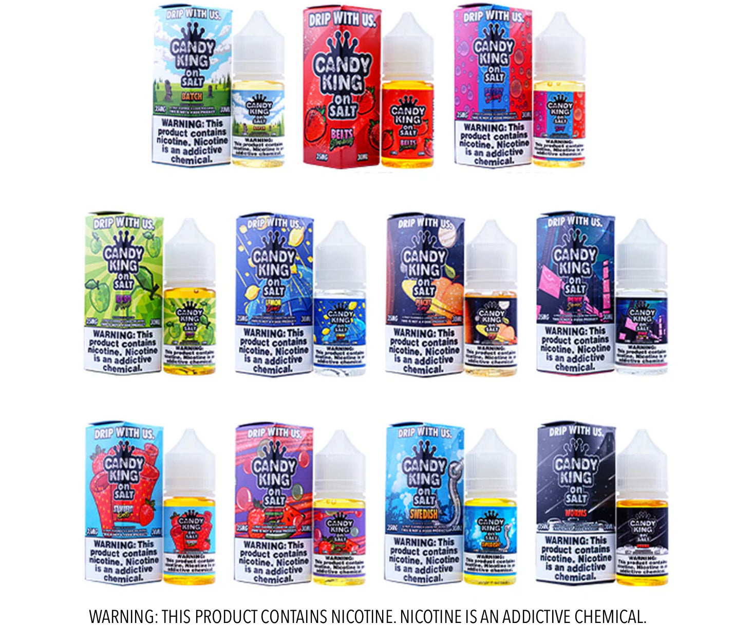 Candy King 30ml Salt Nicotine