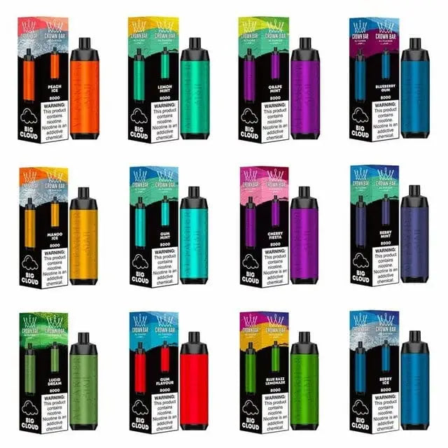 Al Fakher Crown Bar 8000 Puff Disposable Vape 0.5% Nicotine